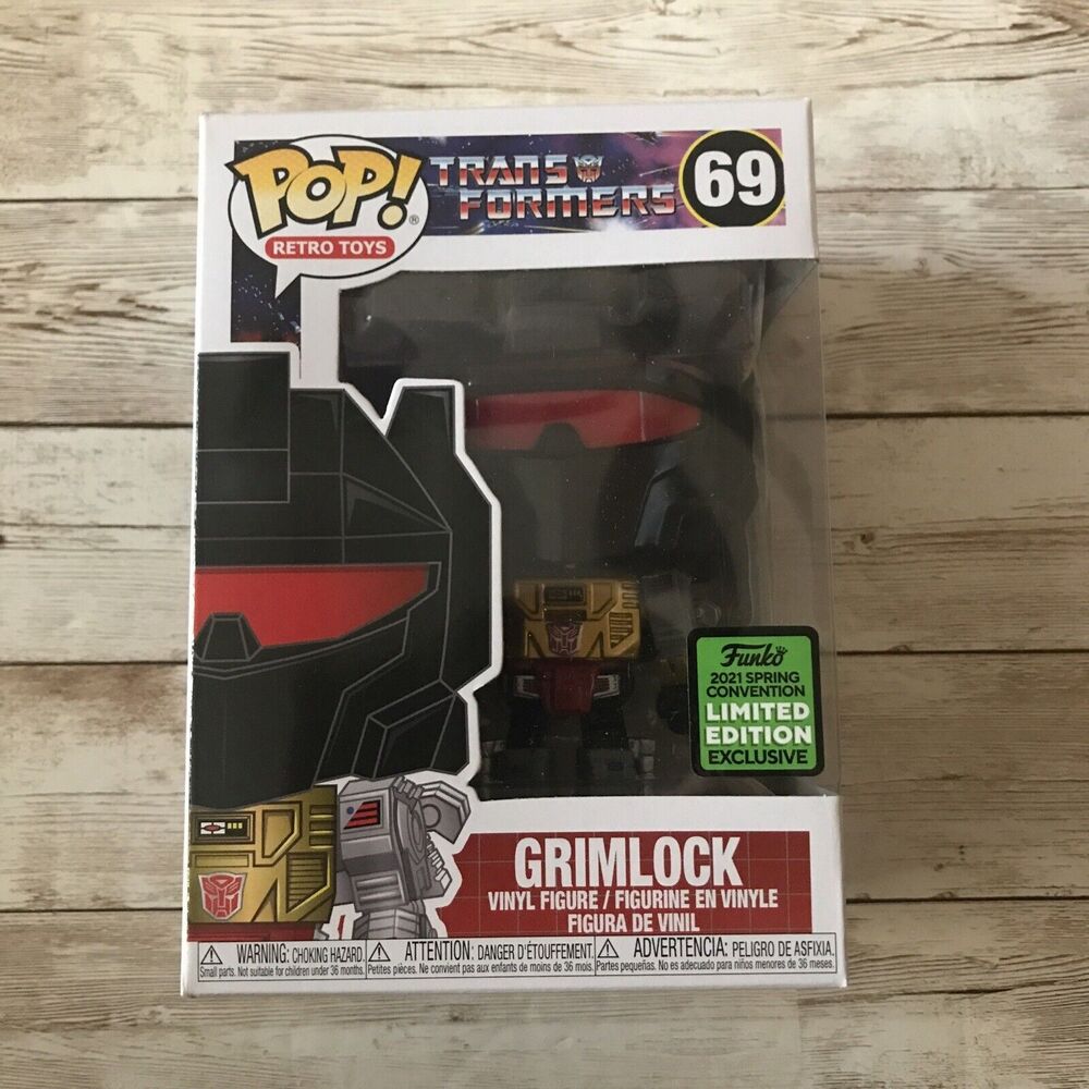 Funko POP! Retro Toys Transformers Grimlock #69 2021 Spring Convention Exclusive